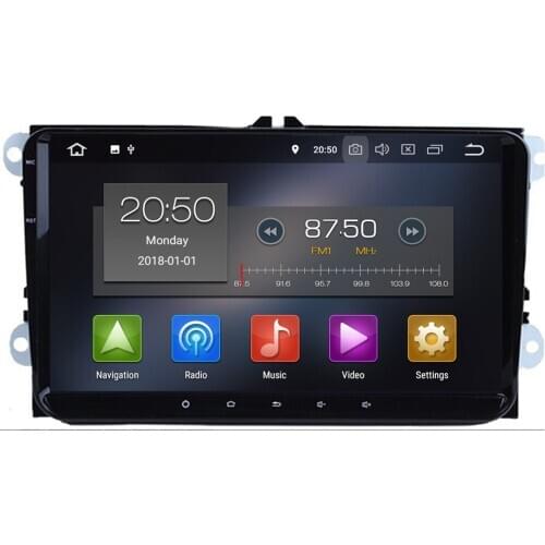 Car Multimedia Player 2din Car Radio GPS navi Android10 For Volkswagen Passat b6 VW PoloT5 Skoda Octavia 2 rapid golf 5 seatleon