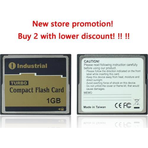CF Card 1G Industrial CompactFlash TURBO Compact Flash Card 1GB Card Industrial control machine tool with Memory card
