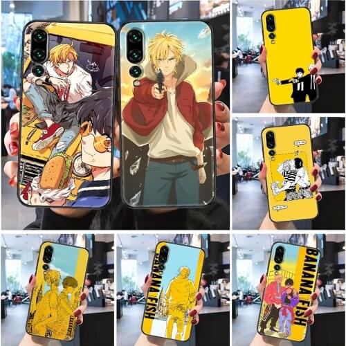 Banana Fish Anime Phone case For Huawei Honor 6 7 8 9 10 10i 20 A C X Lite Pro Play Frosted black painting cell cover pretty