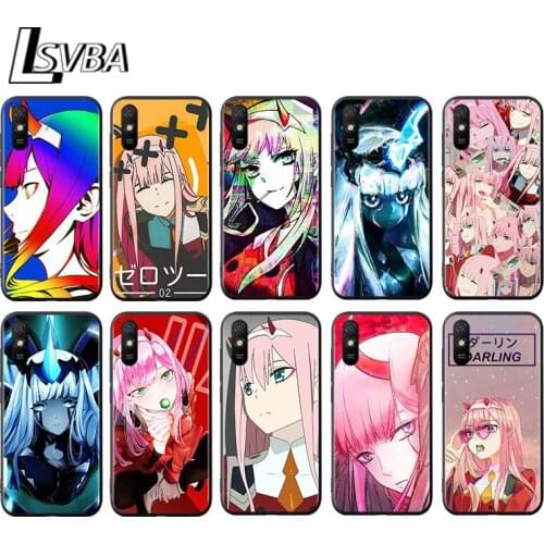 Darling In The Franxx Cute for Xiaomi Redmi 10X Pro 5G 9A 9I 9T 9 GO K40 K30 K20 Ultra 8 7 6 5 4X Pro Soft Black Phone Case