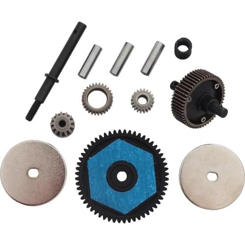 56T Transmission Spur Gear Set for 1/10 RC Crawler Car Axial SCX10/SCX10 II 90047 90104 Upgrade Parts