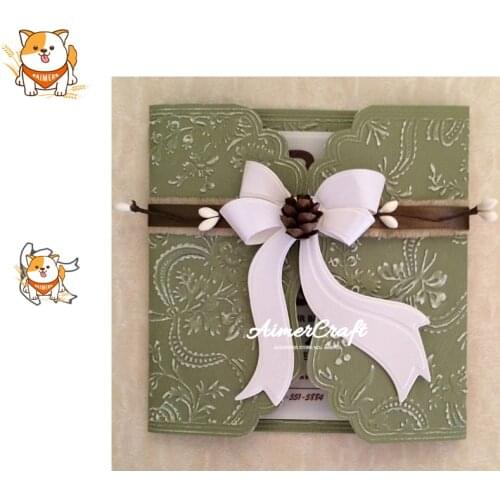 Big Bow Creative Metal Cutting Dies Scrapbooking Stencil DIY Decorative Embossing Craft Die Cuts Card Making New Dies For 2019