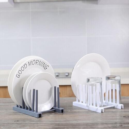 New Trendy Useful Tableware Drying Rack Home Practical Multifunctional Cup Plate Dish Supports Kitchen Storage Stand Accessories