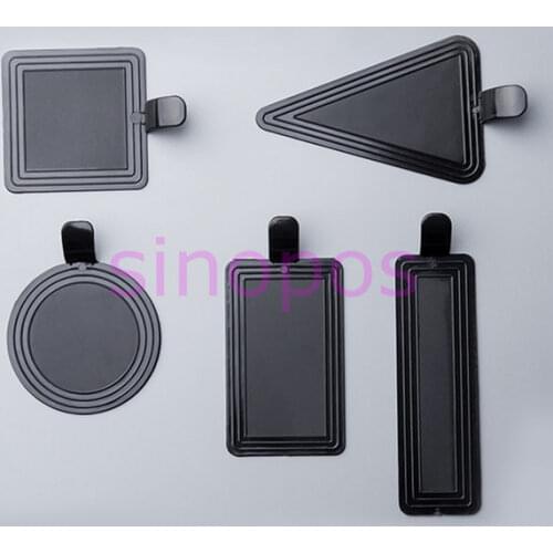 Disposable square shape heavy cake salver, plastic display tray for cake packing, without cap, SP01