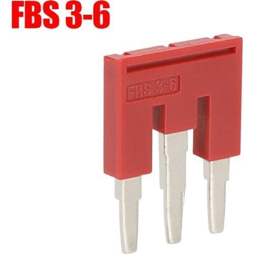 Jumper 20Pcs FBS 3-6 PLUG IN bridge for ST DIN Rail Terminal Blocks L12.1/H22.8/W3.1 mm Terminal Blocks