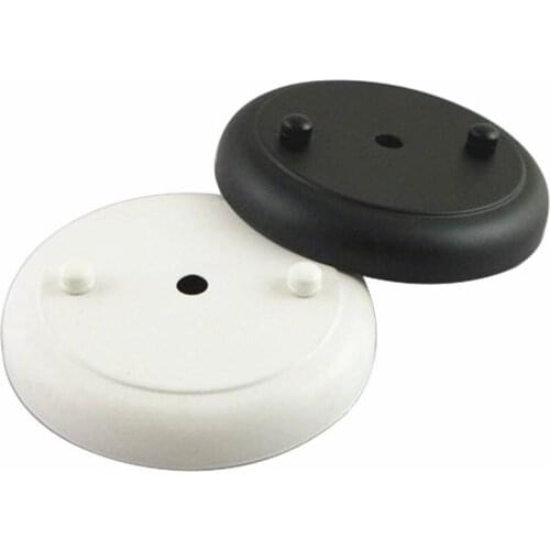 4pcs Diameter 120mm Pendant Lamp Round Ceiling Tray Wall Lamp Metal Base Tray Kit Hanging Lamp Accessories