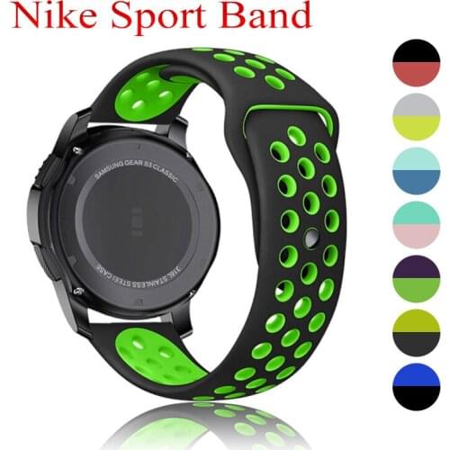 20/22mm band for Samsung Galaxy watch 3 45/46mm/42mm gear s3 /Active 2 silicone bracelet correa huawei watch gt 2-2e-pro Straps
