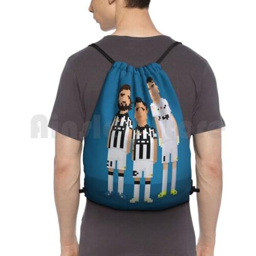 Backpack Drawstring Bags Gym Bag Waterproof League Italy Italia Italiano Italian Turin Vecchia Signora Fidanzata