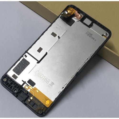 For Nokia Lumia 630 635 N630 N635 Full Touch Screen Digitizer Sensor Glass + LCD Display Panel Monitor Assembly with Frame Bezel
