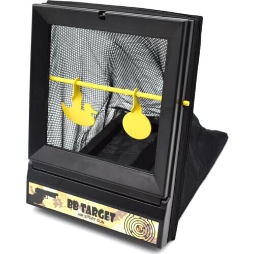 Tactical Paintball Target Recyclable Shooting Target with Steel Target and 10pcs Training Paper