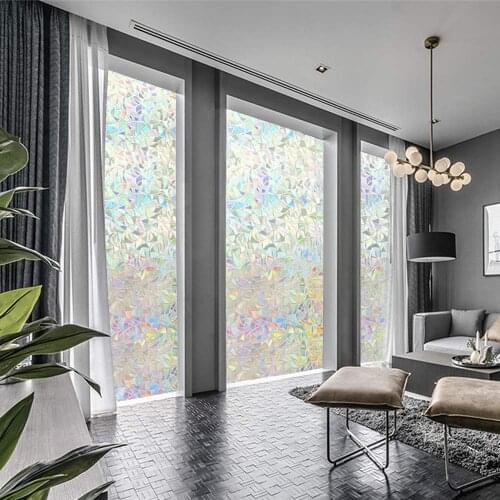 Glass Tint Film 3D Decorative Window Privacy Film Stained Glass Window Sticker,Window Self-adhesive Vinyl Static Anti Uv