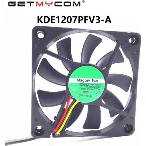 Getmycom Original KDE1207PFV3-A 7010 7CM maglev 70x70x10mm 12V 0.7W quiet fan speed mute radiation heat fan