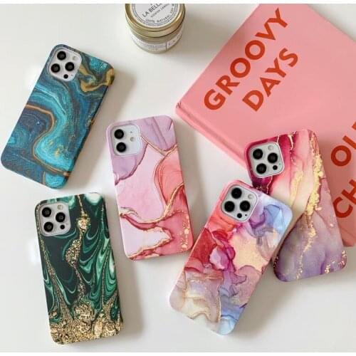 Vintage Marble Case for IPhone 12 Pro 11 7 8 Plus X XR XS Max Silicone Soft TPU Back Cover for IPhone X Phone Case Fundas Capa