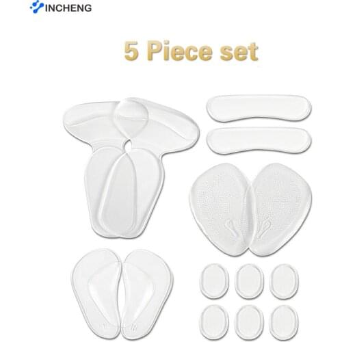 5 styles Heel Cushion Inserts, Heel Grips for Women, Nonslip Self-Adhesive Silicone Shoe Insoles,Liners and Protectors for Shoes