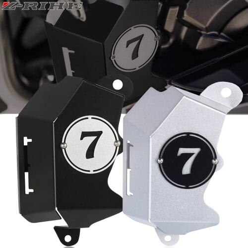 Billet Coolant Reservoir Cover For YAMAHA MT-07 FZ-07 MT07 XSR 700 Motorcycle Fluid Tank Guard Cover TRACER 700 7 GT 2020 2021