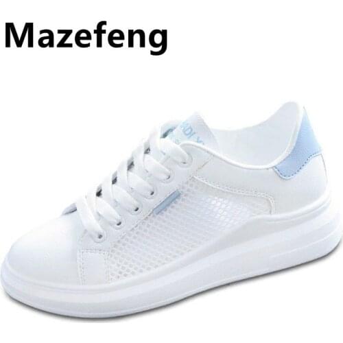 White Women Shoes New Chunky Sneakers for Women Lace-Up White Vulcanize Shoes Casual Fashion Dad Shoes Platform Sneakers Basket