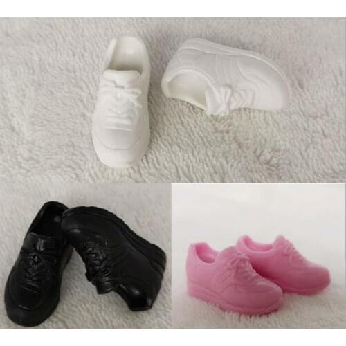 1 Pairs White Sport Shoes Fashion Blyth Doll Shoes for 1/6 Doll Accessories Shoes for Blyth, Licca, Azone, momoko,1/6 Doll