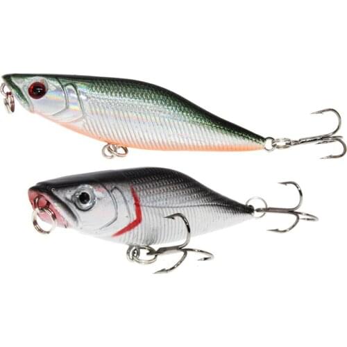 1pcs Pencil Lure Fishing Bait 70mm 7g Artificial Hard Lures Minnow Baits Floating Topwater Surface Fishing Tackle