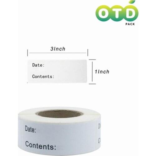 125pcs/roll Home kitchen Food Storage Labels Refrigerator Freezer Adhesive Sticker