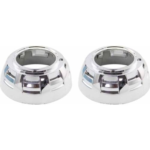 Car Lampshade 85mm 128mm Longth 58mm Width for Landrover Bi Xenon Bi LED Projector Lens Angle Eyes 2 PCS
