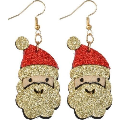 Felt cloth Christmas Earrings deer bell Earrings Christmas Earrings