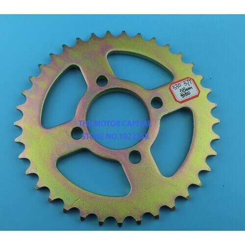 Good quality rear sprockets 37 T tooth 58mm for 530 chain FOR motorcycle quad go kart bike parts