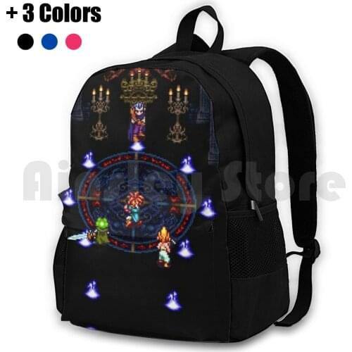 Chrono Trigger-Magus Fight Outdoor Hiking Backpack Riding Climbing Sports Bag Chrono Trigger Magus Snes Game Super Nintendo