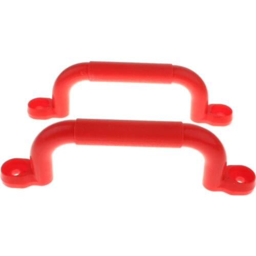 2 Pieces Kids Children Outdoor Playground Safety Nonslip Handle Mounting Hardware Kits Climbing Frame Swing Toy Accessories
