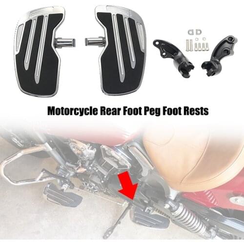 Motorcycle Rear Foot Controls Foot Peg Pedal Footrest Foot rest Extension Footpeg fits For Indian Scout Sixty Bobber 2016 -2018