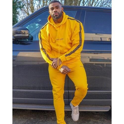 Dr. Muscle, European And American Brothers, New Fashion Brand Sports Trousers, Mens Hooded Fitness Sweater, Two-piece Set