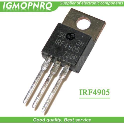 10PCS IRF4905 IRF4905PBF TO-220 MOS FET P channel field effect 74A 55V 200W new original