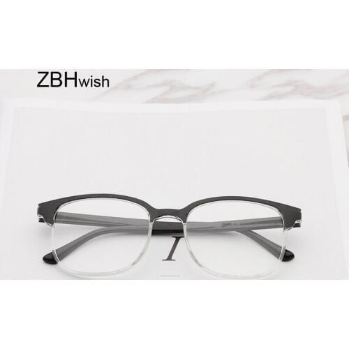 Black Men Prescription Reading Glasses Women Fashion Simple Hyperopia Presbyopic Ultralight Eyeglasses For Reader 1.5 2.5