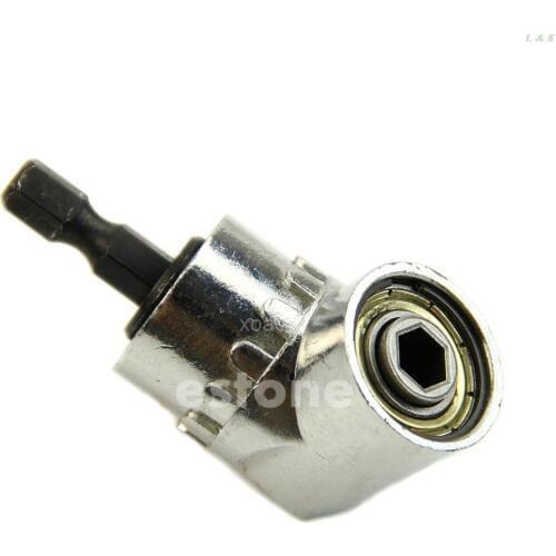 105 degrees 1/4 Inch Adjustable Turning Head Screwdriver Stainless Steel Hex Shank bit Angle Driver Screwdriver Tools M12