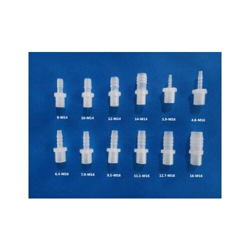 Plastic outer wire straight M14 outer wire M16 outer thread hose pagoda head