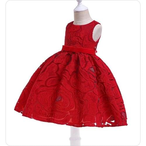 Girls Dress Summer Bow Pattern Dress For Girls Birthday Gift Princess Dress Toddler Girl Formal Dresses Children Clothing
