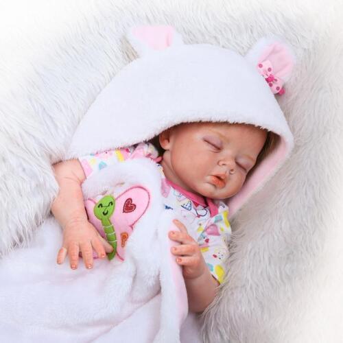 Realistic Silicone Doll Reborn Baby Reborn Dolls for Girls Lifelike Baby Doll Kids Xmas Gifts