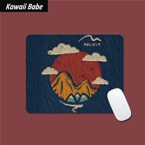 Japanese Style Rubbe Mouse Pad Cute Desk Mat Gaming Player Gamer Desktop Pad Computer Laptop Mousepad Games 26x21CM