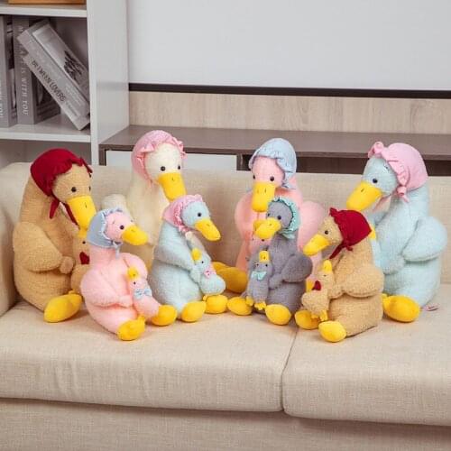 25/35CM Kawaii Hug Duck Plush Toy Soft Stuffed Cartoon Animal Doll Home Decor Comfort Pillow For Children Girls Birthday Gifts