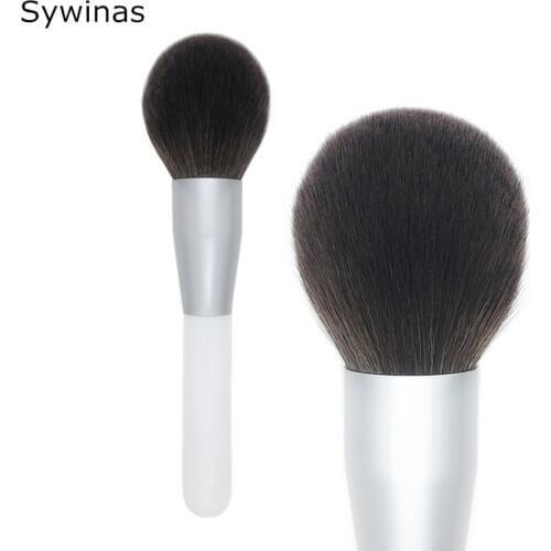Sywinas large powder brush high quality soft hair blending highlighter face makeup brushes tools