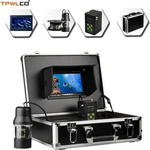 20m Cable 700TVL Fish Finder Underwater Fishing Video Camera System With 7inch Monitor 3.6mm Ice Camera DVR Function
