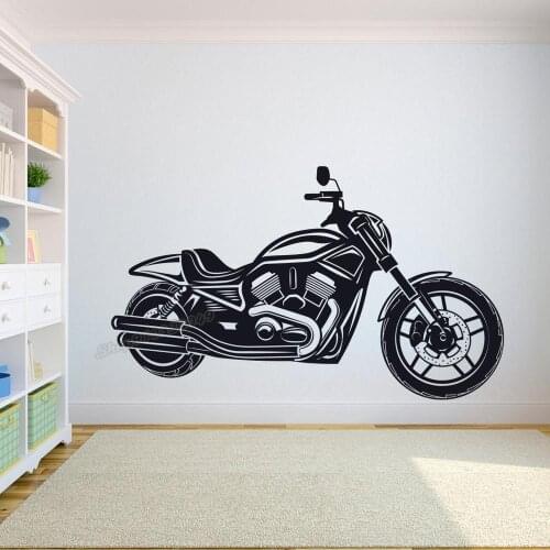 Dirt bike motorcycle Wall Decal Motorcross Free style Dirt Bike Wall Sticker Vinyl Bedroom kids boys teenager room Decor C484