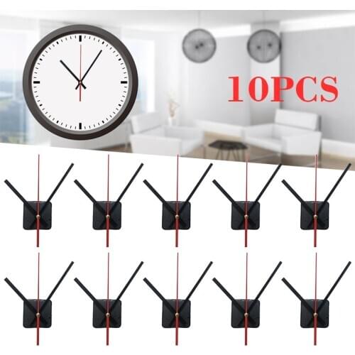 10pcs Quartz Movement Silent Wall Clock Mechanism Motor Repair Parts Mute Simple Battery Operated DIY Repair Accessories