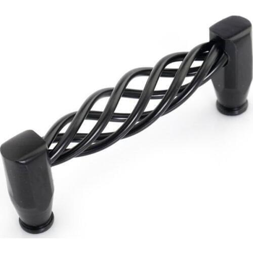 20Pcs New modern design black bird cage drawer pull handle Cabinet Handle And Knobs ( C:C:96MM H:38MM )