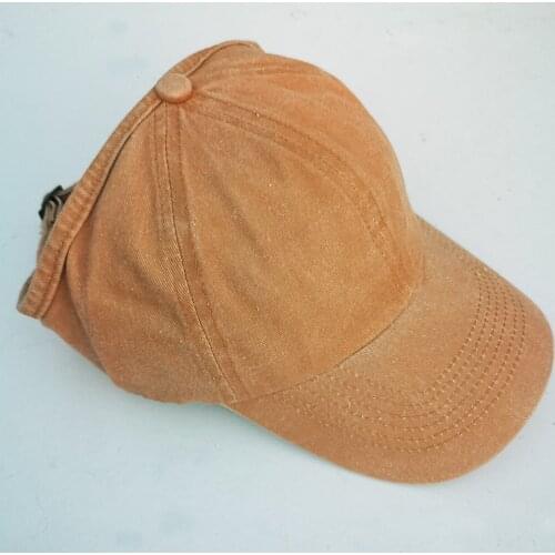 2021 Ponytail Baseball Cap Women Vacation Snapback Hat Washed Comfort Spring Casual Sport Caps Adjustable Sunhat Peaked Cap