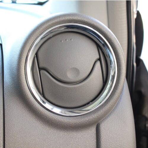 4pcs abs for NISSAN MICRA small outlet Air conditioning Decorative ring