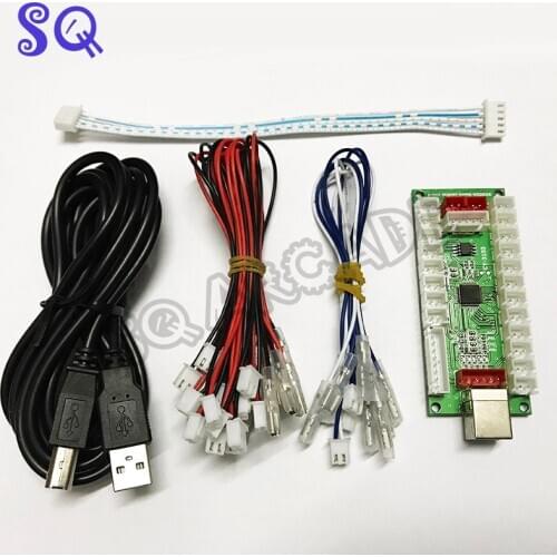 4 IN 1 PS2/PS3/PC/ BOX360 pcb Arcade Joystick USB Arcade Joystick USB Encoder borad To PC Arcade Sanwa Joystick for Arcade kit