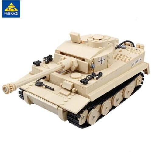 995Pcs German King Tiger Tank Building Blocks Sets Military Electric WW2 Army Soldiers Juguetes Bricks Toys