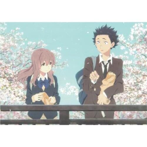 Diy 5D Full Round Drill Home The Shape Of Voice Japan Anime Movie Embroidery Diamond Painting Picture Cross Stitch Decor FC557