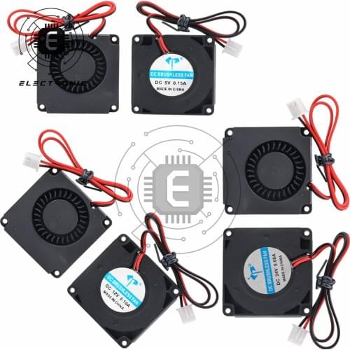 DC5015 DC Turbo Blower Diameter 5cm 5V /12V/24V Machine Silent Oil-containing Micro Centrifugal Fan