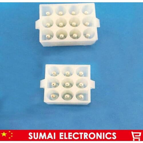 63080-9A and 12A 42002 9 Pin 12Pin 6.3mm pitch electrical socket for PCB/car/boat/motorbike etc